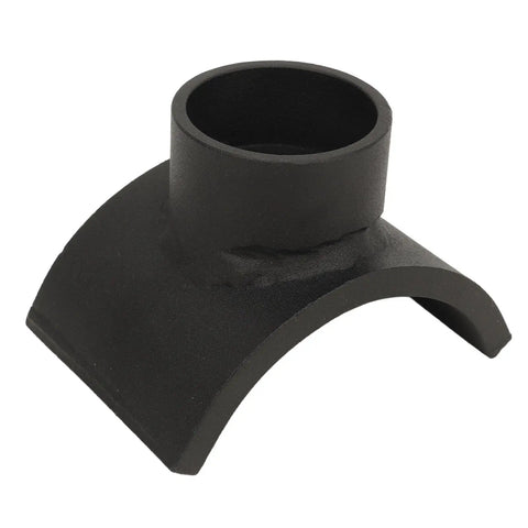 Beefy Adapter Saddle for Bottle Jacks, 12 Ton Capacity, Cradle Axle Tubes Up to 3 Inches, Stable Lifting Point in black material