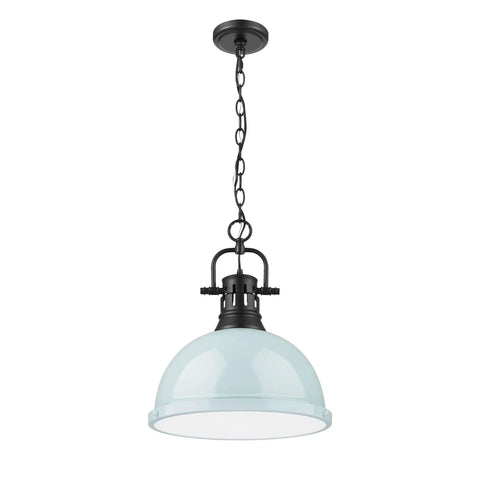 1 Light Pendant With Chain In Aged Brass, Black, Rubbed Bronze, Chrome Or Pewter Vintage Industrial Pendant Lighting With Open Bottom Shade For Kitchen Island, Dining Nook, Or Living Space