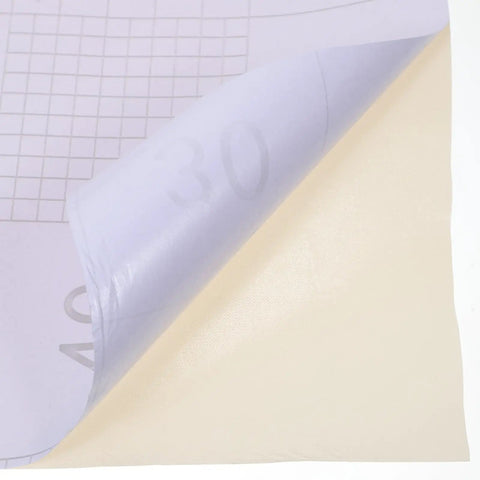 Easy Peasy Peel And Stick Beige Waterproof Wallpaper Roll Self Adhesive Wall Cover detail showing the peelable backing.