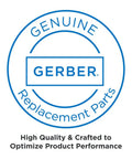 Genuine replacement parts badge for Single Handle Three Port Two Outlet Shower Diverter Valve With One Half Inch IPS Copper Sweat Ports Rough Brass Finish Includes Mounting Brackets For D5609 Trim Kits Pause A B Compatible