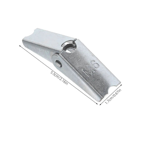 Heavy Duty Toggle Bolts Drywall Anchors 12 Pack Galvanized wall fixing showing M6 toggle bolt detail for shelves and cabinets.