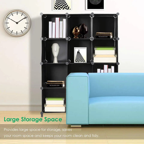 12 Cube Storage Organizer Shelf System Built To Tackle Messes In Style For Bedroom Living Room And Office Dope Durable Plastic