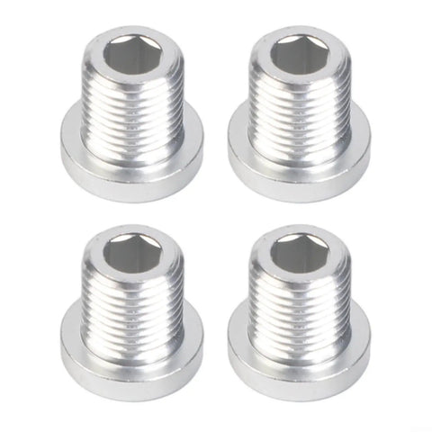Four Pack M10xP1.0 Rear Derailleur Hanger Bolts Aluminum Alloy Tail Hook Screws For Bike Chain Tensioner Installation Heavy Duty Replacement