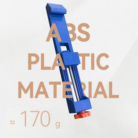 Adjustable Cutting Machine Base Guide And Circular Saw Guide Rail in blue ABS for precision wood and tile cutting; approx 170g
