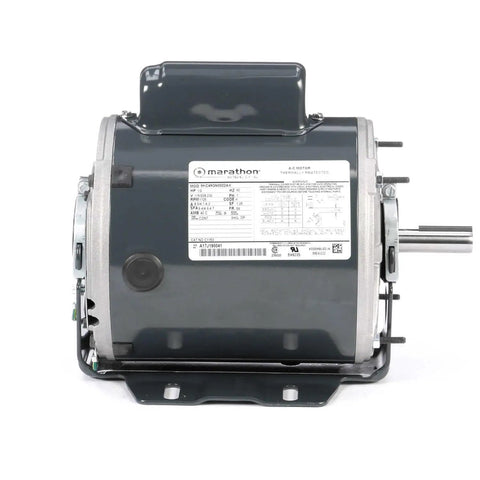 Heavy Duty 0.5 Hp One Phase General Purpose Electric Motor 115 208 230 Volt 1800 Rpm 56 Frame Drip Proof side view.