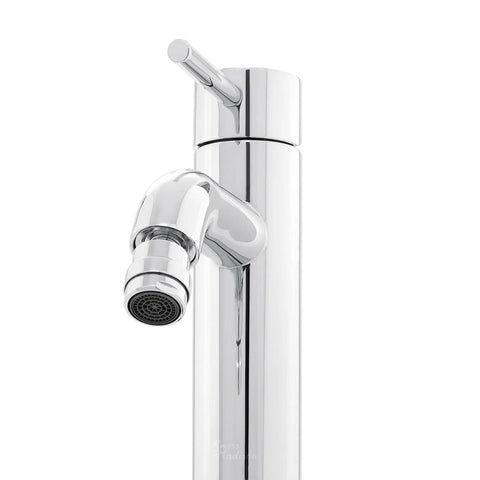 Ivy Bidet Faucet Chrome Finish With Solid Brass Construction One Hole Installation 1.2 GPM Flow Single Handle Hot And Cold Control