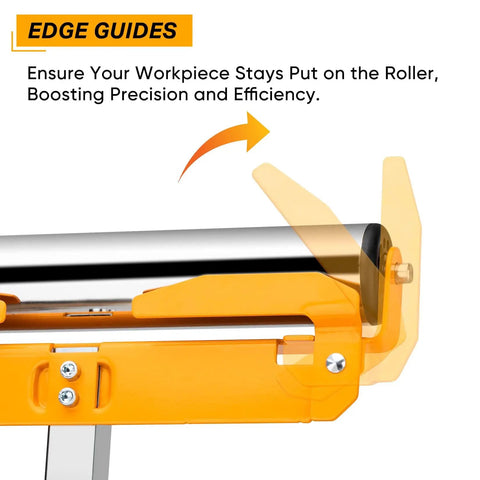 Two Pack Folding Roller Stands Built for Heavy Duty Woodworking 250 Lb Load Capacity Adjustable from 27.8 to 43 Inches Outfeed Support