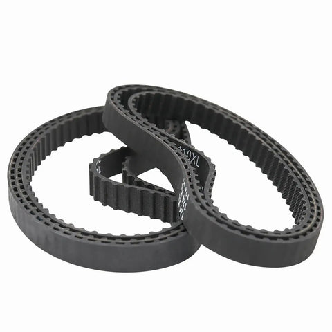 Closed Loop Timing Belt Set For Industrial Machinery, Three Eighths Inch Wide, Two Tenths Inch Pitch, Seventy Teeth, Neoprene With Fiberglass Core
