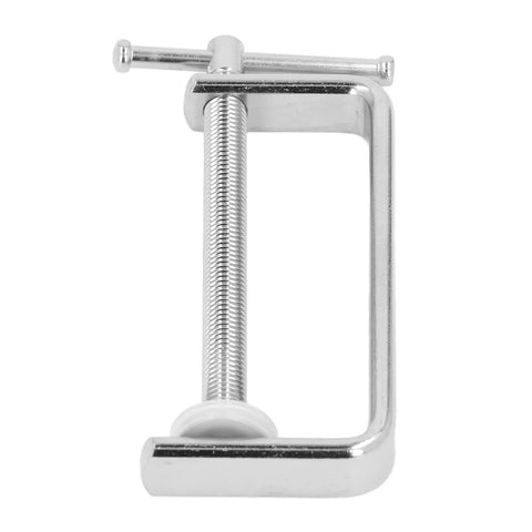 Heavy Duty C Clamp With Steel Construction For Wood And Plastic Projects, Even Pressure Distribution, Anti Slip Pad, 4 Inch Clamping