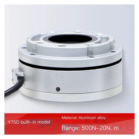 High Precision Six Dimensional Force Sensor For Industrial Robot Manipulator High Precision Multi Axis Torque Measurement Robust Housing stable aluminum alloy design with cable.