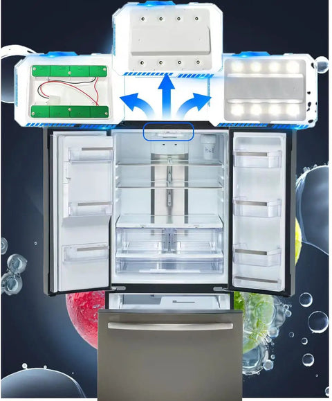 Fridge LED Light Board PCB Replacement For Refrigerator W11043011 W10866538 PS12070396 PCB Only Housing Not Included