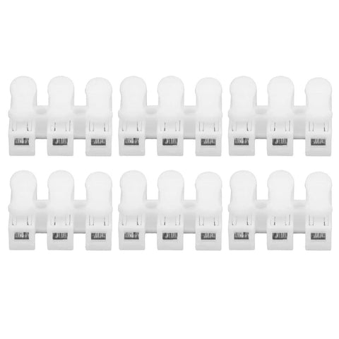 200 Pack Quick Connector Cable Clamps Terminal Block Wire Press Springs For Electric Motors And Electrical Projects