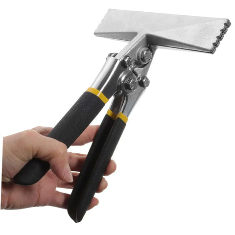 Heavy Duty Hand Seamer And Duct Crimping Tool For Sheet Metal Bending With Chrome Vanadium Construction Non Slip Handle in hand