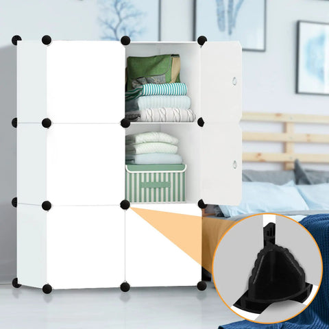 40 Piece Plastic Storage Cube Connectors for Wire Grid Shelving and Modular Closet Organizer Replacement Parts Durable ABS Reusable Black Connectors for Cube Grids Easy Assembly and Strong Support shown with modular storage shelves