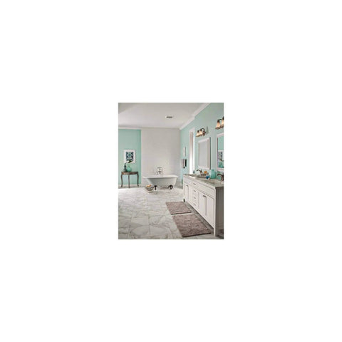 Bathroom with Energy Star Ceiling Vent Fan With 110 CFM And 1.0 Sones Quiet Bathroom Exhaust installed near ceiling.
