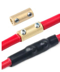 10 Pack 10 Gauge Wire Connector Nut Kit For Easy Splicing And Quick Wiring Hookups with red copper terminals and heat shrink tubes