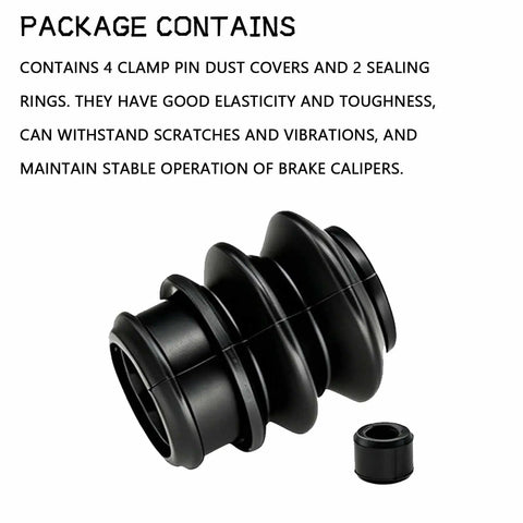 Brake Caliper Pin Bushing Kit Fits Honda Chevy Pontiac And More Rubber Caliper Slide Pins Boots Sealing Replacement