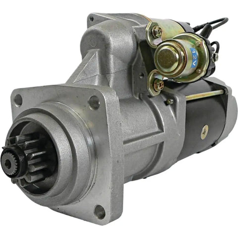 Heavy Duty Truck Starter 12V Replacement For FL60 FL70 FL80 Medium Duty Trucks Replaces 19026035 And 8200075 Bolt On Plug N Play Easy Install Durable Electrical Starter, side view