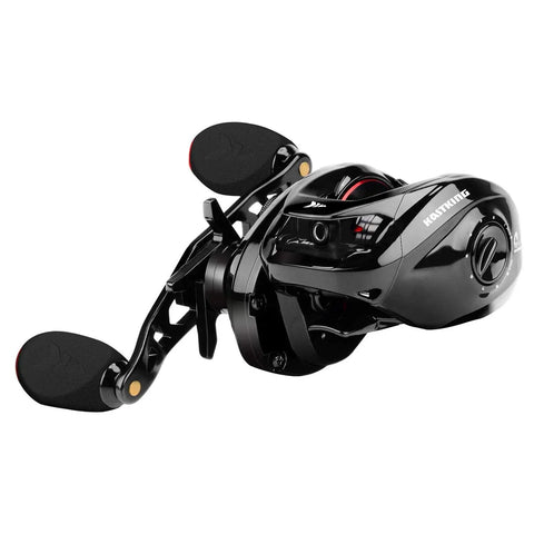 Royale Legend II Baitcasting Reel with Compact Low Profile Design 17.64 LB Carbon Drag Cross Fire 8 Magnet Braking System