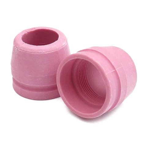Get 10 Pcs Plasma Torch Nozzles For SG55 AG60 WSD60 Kits. Two pink nozzles, compatible with plasma cutting tools, maintain arc stability.