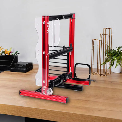 Open Air PC Case Frame For ATX M-ATX ITX Motherboards Dope Open Bench Chassis With Water Cooling Mounts 7 PCI Slots Red