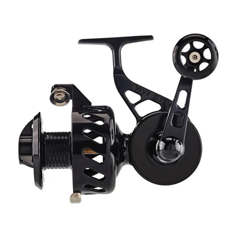 X2 Bailless Spinning Reel 300 Size Black Beefy Machined 6061 One Piece Body Fully Sealed With Titanium Main Shaft For Saltwater Anglers