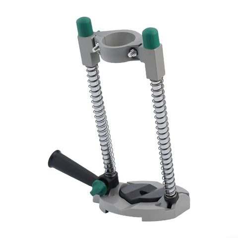 Beefed Up Adjustable Electric Drill Stand With 45 Degree Angle Aluminum Alloy Drill Press Guide showing spindle design