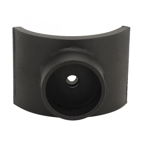 Front view of Beefy Bottle Jack Adapter Saddle For 3 Inch Axles, heavy duty hydraulic axle cradle, fits 1.5 inch platform diameter