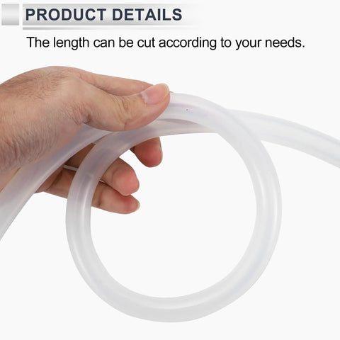 Silicone Vacuum Hose For Cars High Temperature Clear Tubing 3.3 Ft Long 3/8 Inch Inner Diameter 10mm 2.5mm Wall Thickness Auto Vacuum Line