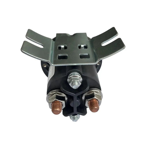 Heavy Duty 12 Volt Or 24 Volt 200 Amp Electric Stacker Forklift Tail Plate Oil Pump Start Switch DC Contactor close-up view.