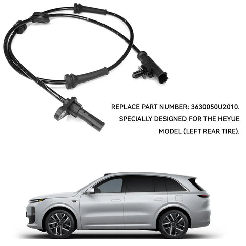 Rear Left ABS Wheel Speed Sensor Replacement for Heyue Models Auto Anti Lock Brake Sensor Plug And Play in front of SUV