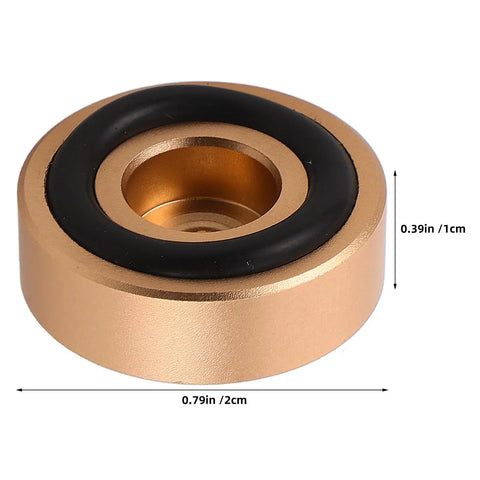 Non Slip Rubber Feet Pads For Kitchen And Cutting Boards, Aluminum Alloy And Rubber Construction, Easy Install Anti Vibration Feet