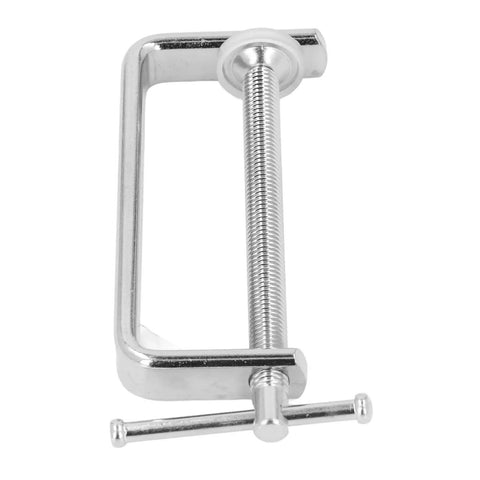Heavy Duty C Clamp With Steel Construction For Wood And Plastic Projects, Even Pressure Distribution, Anti Slip Pad, 4 Inch Clamping