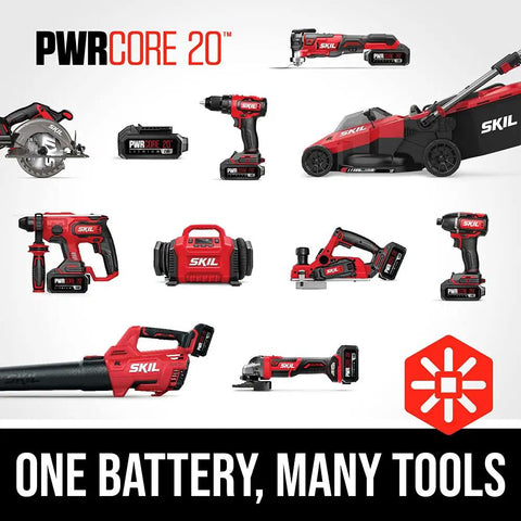 Cordless 20V Go To Four And A Half Inch Angle Grinder With PWRCore 20 Battery And Charger Includes 2.0Ah Battery Cuts Tile Grinds Metal Sands Polishes And Sharpens For DIY Home Projects