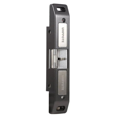 Electric Strike Lock 12V DC For Access Control Doors with Push Bar Rim Exit Devices Fire Exit Ready Stainless Steel Keeper