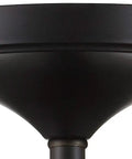 Oil Rubbed Bronze 13 Inch LED Flush Mount Ceiling Light Fixture With Clear Crystal Drum Shade Modern Glam Style Perfect For Bedroom Or Hallway Energy Saving LED Bulbs Included Durable Metal Construction ceiling mount view