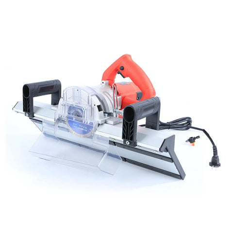 Heavy Duty Electric Tile Bevel And Chamfering Machine Featuring A Beefy 1200W Motor, compact and versatile for tile cutting tasks.