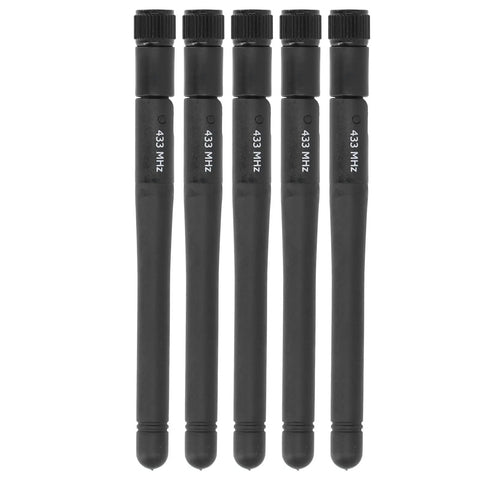 Five 6dBi Foldable Omnidirectional SMA Antennas for 423 to 443 MHz High Gain Meter Reading System Drone Security Alarm