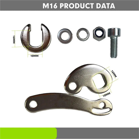 Universal Torque Arm Conversion Kit For Ebikes And Bike Hub Motors Beefed Up Mounting For M12 M14 M16 Shafts Durable
