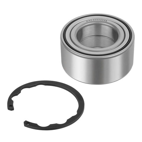 Heavy Duty Front Wheel Bearing Kit Solid Upgrade Fit For Kawasaki Prairie 360 650 700 Brute Force 750 KVF360 KVF650 KVF700 KVF750 Atv showing single bearing and circlip.