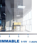 LED High Bay Light With Motion Sensor 161W 21735 Lumens 5000K Daylight, dimming demonstration 0 to 10V in workshop