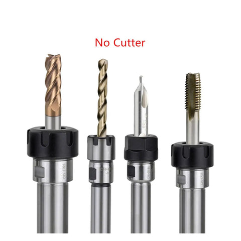 Heavy Duty Cnc Er Collet With Straight Shank For Lathe Milling Machines Precision Tool Holder with various sizes shown.