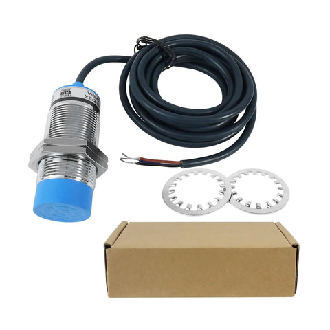 Inductive Proximity Sensor M30 unshielded two-wire NC with 15mm detection range for 110 to 220V AC systems, LED indicator, industrial grade switch