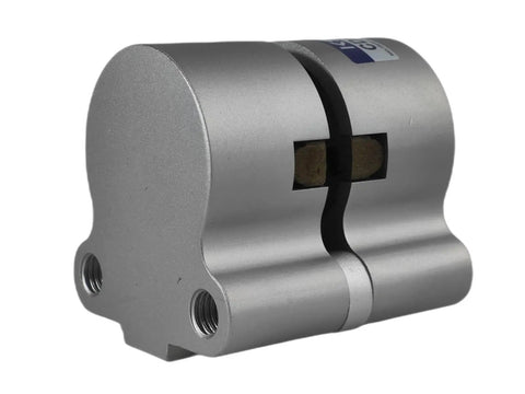 Bulletproof Pneumatic Disc Brake Cylinder Engineered For Rock Solid Air Cylinder Performance With Heavy Duty Stopping Power For Smooth Hauling Jobs And Quick Easy Replacement, silver aluminum construction.