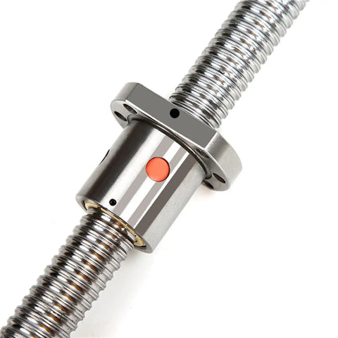 SFU2010 Fully Threaded Ball Screw 20mm Diameter 10mm Lead Right Hand Thread RM2010 With Single Nut Motion Rail 500mm