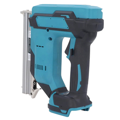 Heavy Duty Cordless Brad Nailer Battery Powered With 100 Nail Capacity Drives 10 To 30 Mm Straight Pins side view with grip details