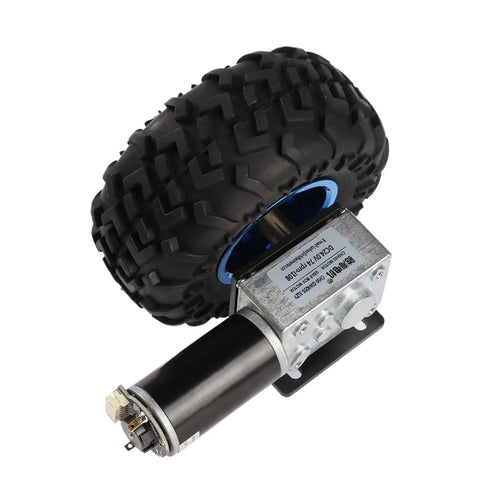 Single Shaft Metal Mecanum Wheel With 12V Encoder Motor For DIY Robot RC Car And STEAM Toy Projects 80mm Set E High Torque Encoder