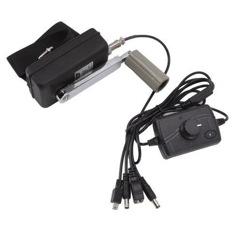 Portable Hand Crank Generator 30W High Efficiency Manual Power Supply For Outdoor Emergency Charging Alloy Black 902g