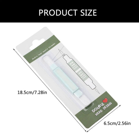 Pen Shaped Needle Threader With Protective Lid For Quick Threading In Sewing And Embroidery Projects Handy Pro Grade Pocket Tool For Home Crafters And Pros Alike, 18.5cm x 6.5cm packaging