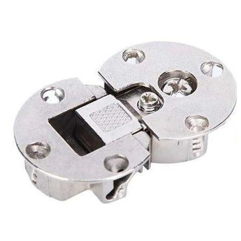 Four Pack Semi Circular Flip Hinges Hidden 90 Degree For Wooden Furniture And Wardrobes Heavy Duty Cabinet Door Hinge With Silent Hydraulic Buffer